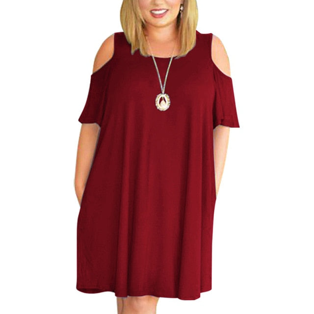 Dress for Fat MM Woman Loose plus size dresses