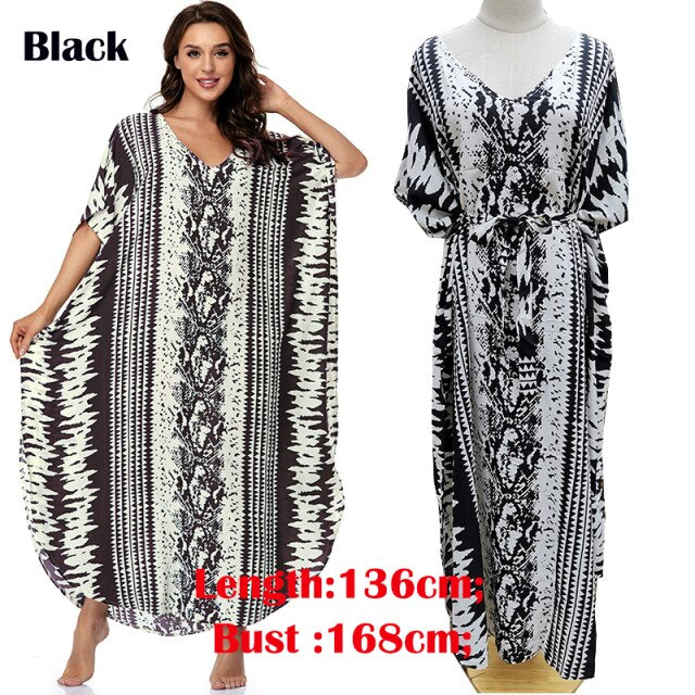 Maxi Dress Cover up Robe Plage Bathing suit Cover ups Pareo Salida de Playa Kaftan Beach Swimwear Cover up