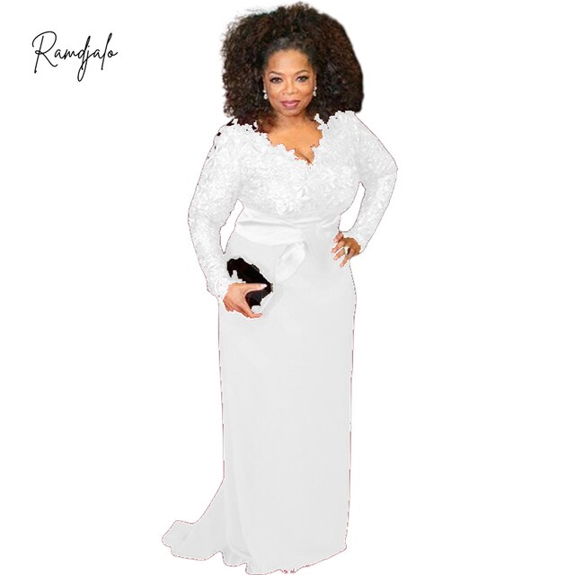 Plus Size Mother Of The Bride Dresses Burgundy Lace Long Sleeves V Neck Sash Red Carpet Formal Wedding Party Gown Madrinha