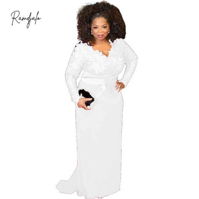 Plus Size Mother Of The Bride Dresses Burgundy Lace Long Sleeves V Neck Sash Red Carpet Formal Wedding Party Gown Madrinha