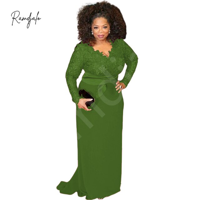 Plus Size Mother Of The Bride Dresses Burgundy Lace Long Sleeves V Neck Sash Red Carpet Formal Wedding Party Gown Madrinha