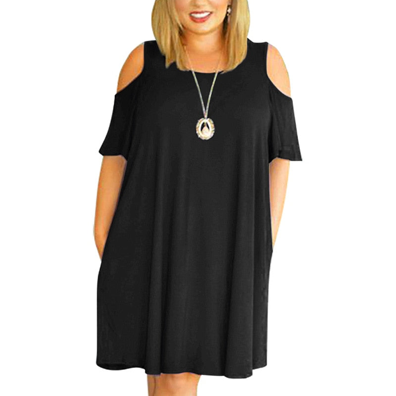 Dress for Fat MM Woman Loose plus size dresses