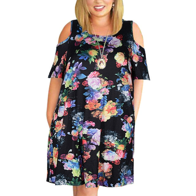 Dress for Fat MM Woman Loose plus size dresses