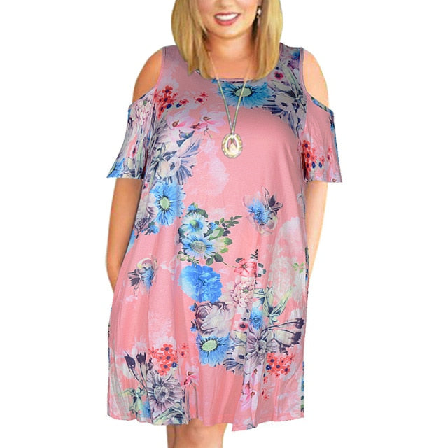 Dress for Fat MM Woman Loose plus size dresses