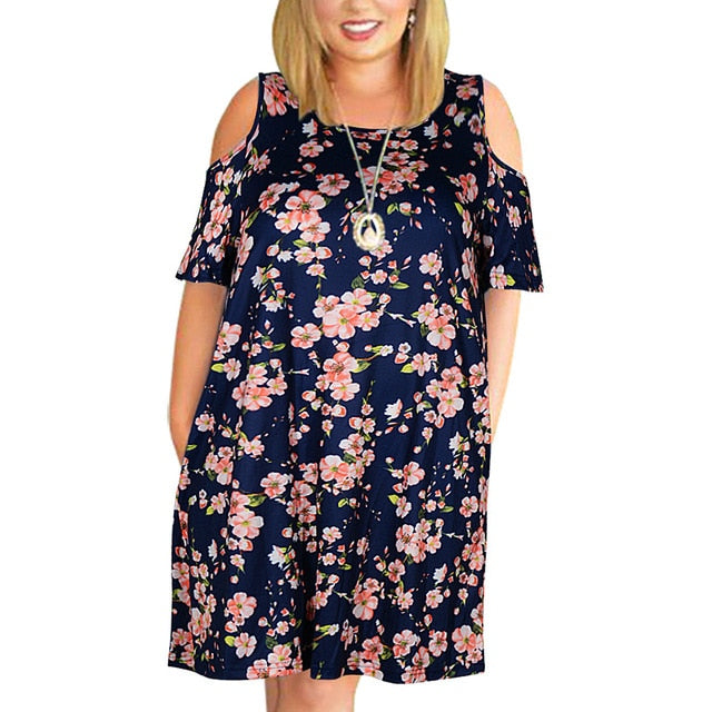 Dress for Fat MM Woman Loose plus size dresses