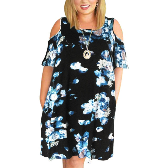 Dress for Fat MM Woman Loose plus size dresses