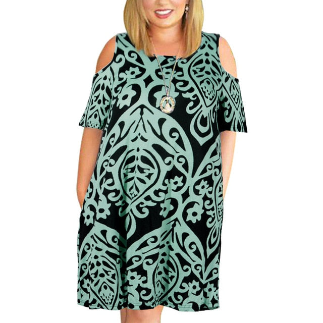 Dress for Fat MM Woman Loose plus size dresses
