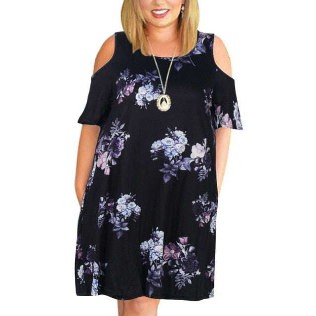 Dress for Fat MM Woman Loose plus size dresses