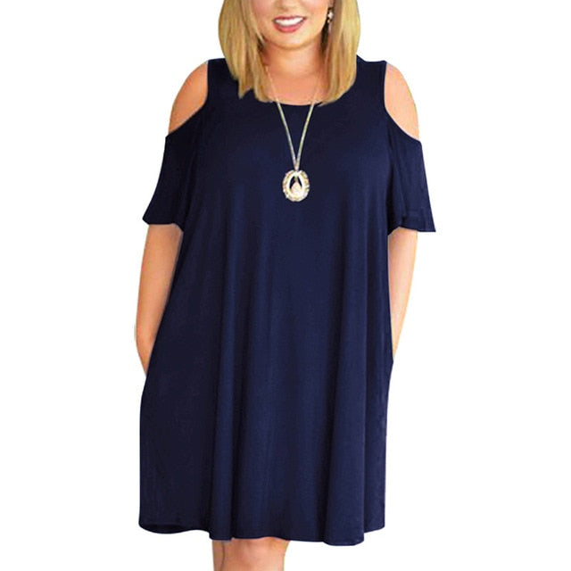 Dress for Fat MM Woman Loose plus size dresses