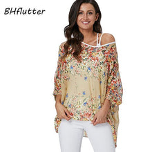 Load image into Gallery viewer, BHflutter Plus Size Women Blouse- Leopard &amp; other prints Casual Chiffon Blouses