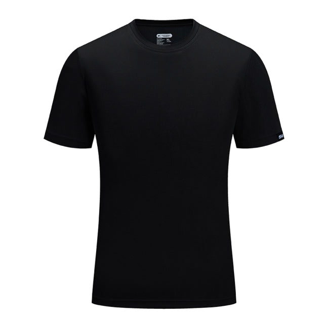Brand SANHENG Men Casual Outdoor -Shirt Men Sports T-Shirt Plus Size Breathable Tops