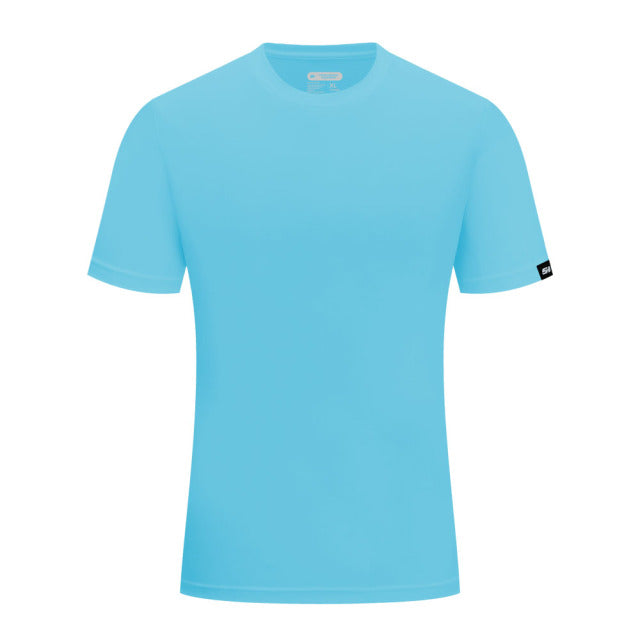 Brand SANHENG Men Casual Outdoor -Shirt Men Sports T-Shirt Plus Size Breathable Tops