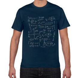 Physics math chemistry T-shirts Men Creative Casual Tshirt men funny Tee shirt Cotton Tops The Big Bang Theory Geek men clothes