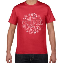 Physics math chemistry T-shirts Men Creative Casual Tshirt men funny Tee shirt Cotton Tops The Big Bang Theory Geek men clothes
