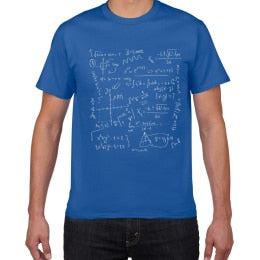 Physics math chemistry T-shirts Men Creative Casual Tshirt men funny Tee shirt Cotton Tops The Big Bang Theory Geek men clothes