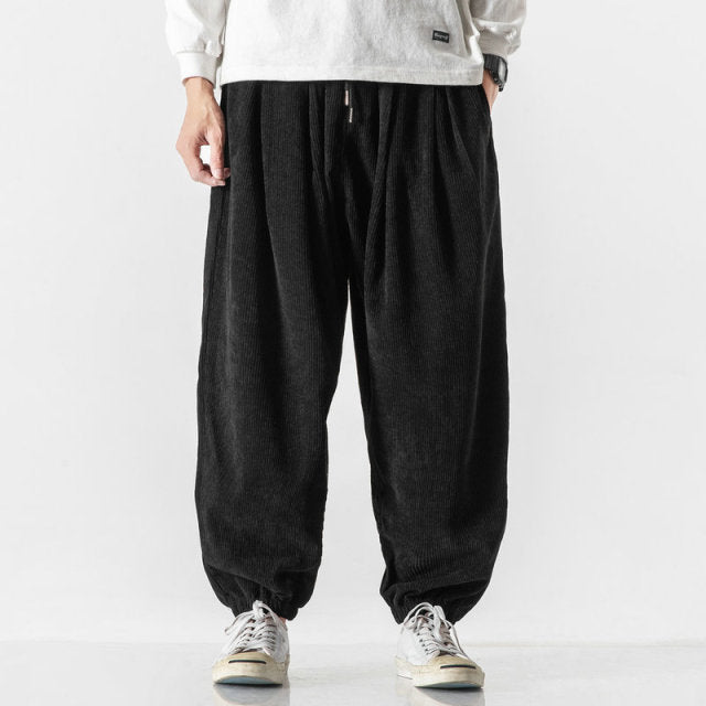 Harem Pants Fashion Men Jogging Sweatpants Big Size Cotton
