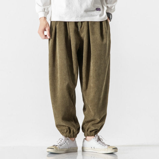Harem Pants Fashion Men Jogging Sweatpants Big Size Cotton