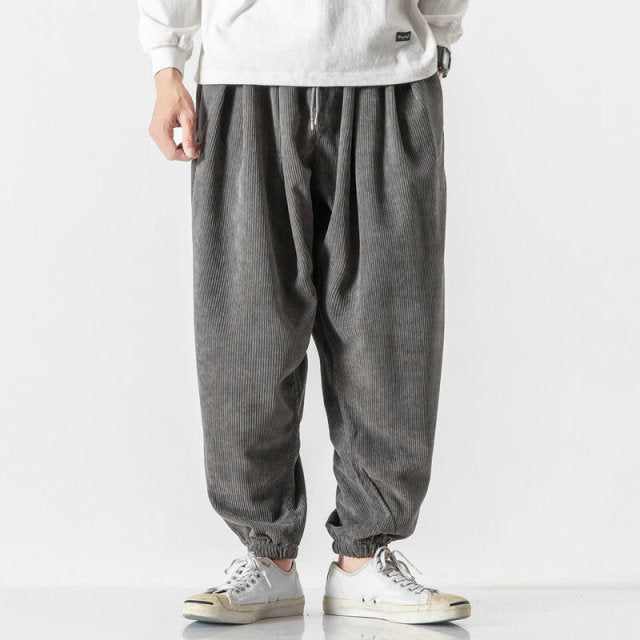 Harem Pants Fashion Men Jogging Sweatpants Big Size Cotton