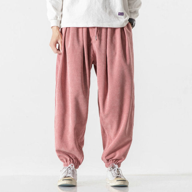 Harem Pants Fashion Men Jogging Sweatpants Big Size Cotton
