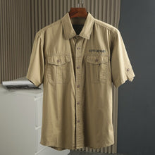 Load image into Gallery viewer, Big Size Men&#39;s 100% Pure Cotton Casual Style Short Sleeve Shirt