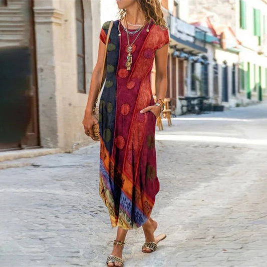3XL Plus Size Floral Print Dress
