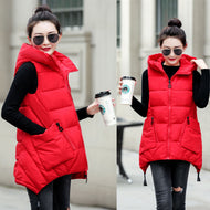 Autumn / Winter Women Vest Thick New Student Cotton Coats Plus Size