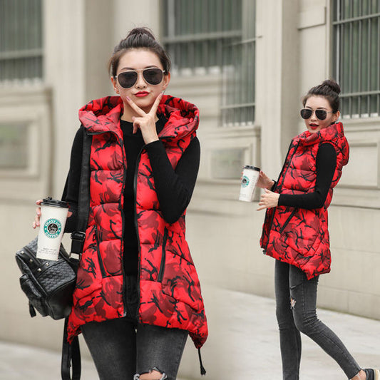 Autumn / Winter Women Vest Thick New Student Cotton Coats Plus Size