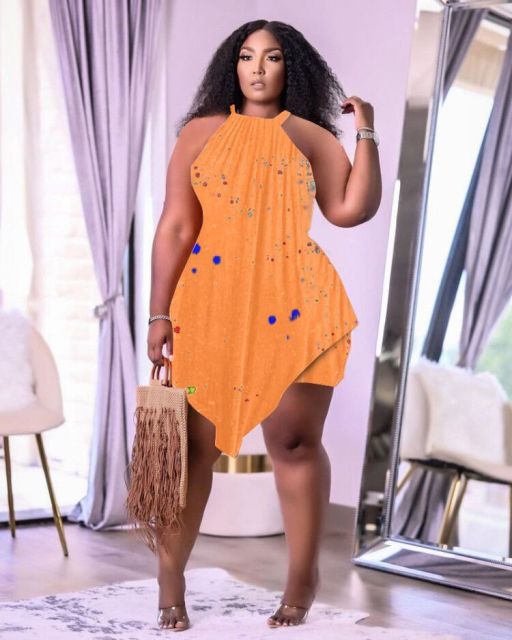 XL-5Xl Plus Size Printting Two Piece Set for Women Sleeveless Round Neck Tank Top and Loose Shorts Female Casual Oversize Outfit