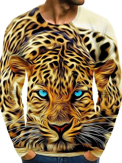 Mens Shirts Graphic Optical Illusion Plus Size T-shirts