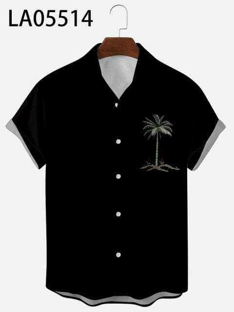 Short-sleeved  Plus Size Summer Dresses Pattern 2 Creative 3D Printed  Men&#39;s Shirts