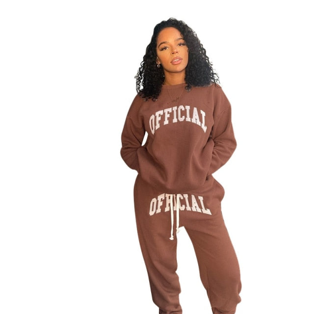 Plus Size Two Piece Set Sport Outfit Tracksuit Ladies Jogging Suits Casual Matching Sets