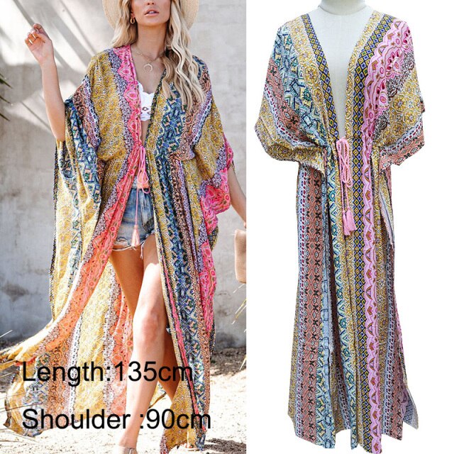 Maxi Dress Cover up Robe Plage Bathing suit Cover ups Pareo Salida de Playa  Kaftan Beach Swimwear Cover up