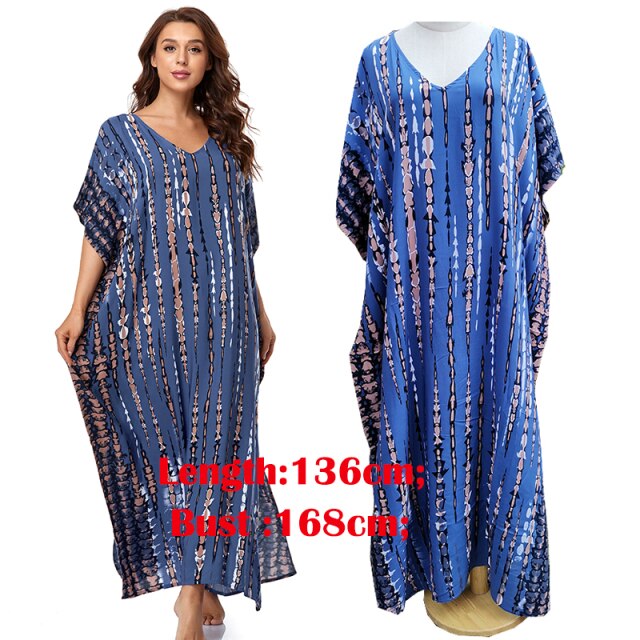 Maxi Dress Cover up Robe Plage Bathing suit Cover ups Pareo Salida de Playa  Kaftan Beach Swimwear Cover up