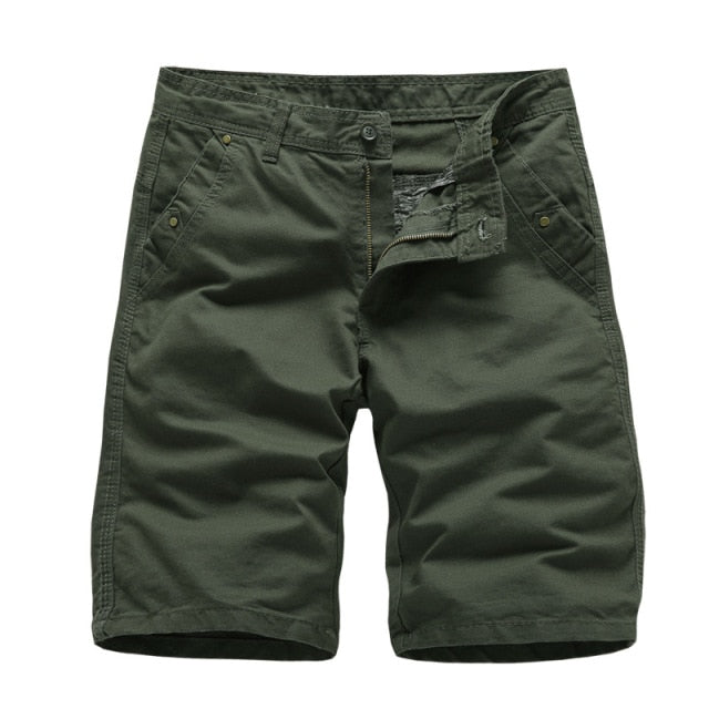 Mens Military Cargo Shorts  Army Camouflage Tactical Shorts Men Cotton Loose Work Casual Short Pants Plus Size