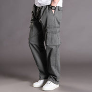 Big size Size Autumn Winter Men Cargo Pants Cotton Pocket