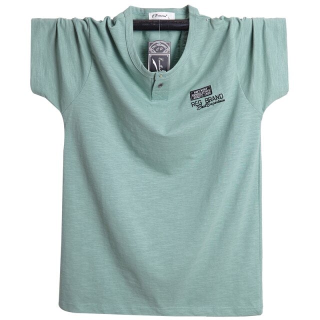 Plus Size 5XL 6XL Men Big Tall T-shirt Short Sleeves Oversized T Shirt Cotton Male Large Tee Summer Fit T Shirt Summer Tops Tees